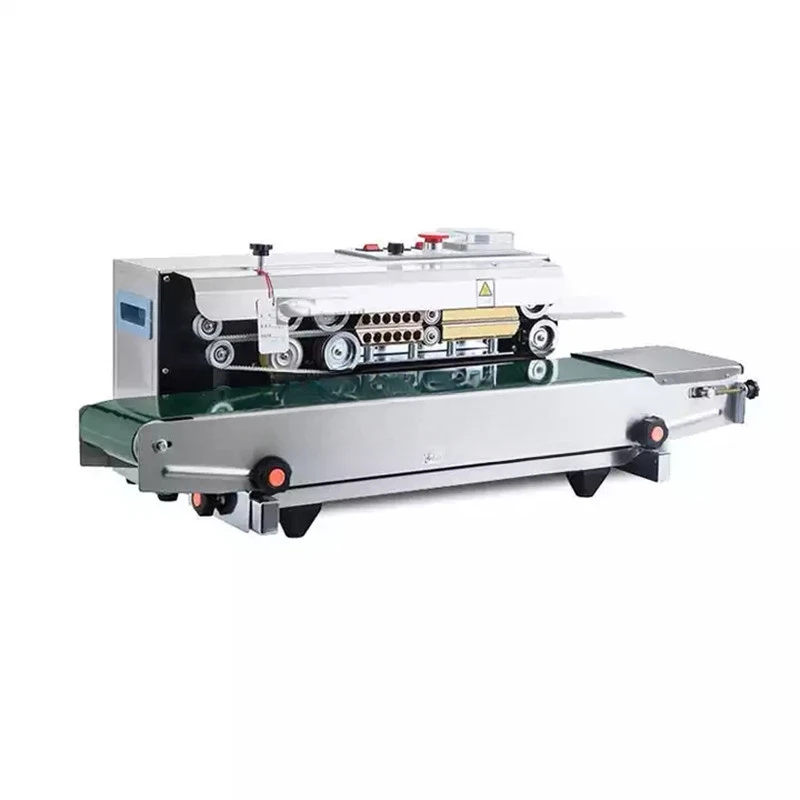 For FR900 Automatic Band Plastic Bag Pouch Aluminum Foil Sealing Equipment Continuous Horizontal Sealer Machine