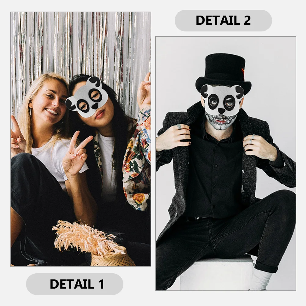 

20pcs Mask Cartoon Animal Halloween Non woven Parent child Bright Color Creative Comfortable Breathing Fits Sizes Durable