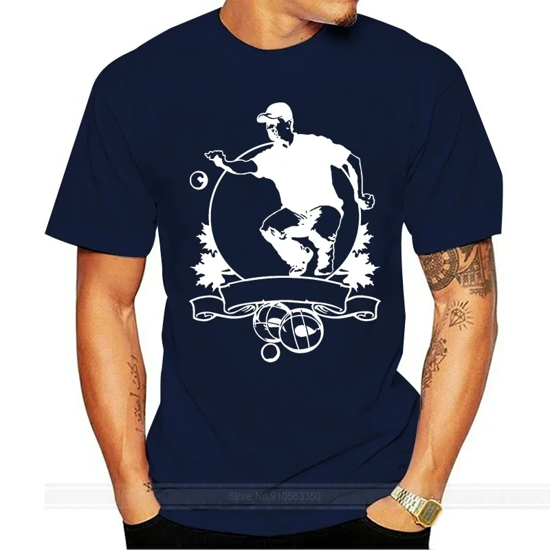 Camiseta Blason Petanque Flex para hombre, camiseta con personaje, talla europea, S-5XL, regalo Original, cómoda camiseta Normal de verano