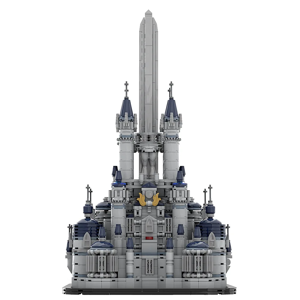 

Anime XIVFINAL FANTASY XIV Final Fantasy Alexandria Castle Cloud Strife Cosplay Scene Model Piece Together Assembled Toys Gift