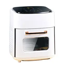 Air Fryer Household Large Capacity 15L Visual Oil-free Smart Oven  Fries Machine 220V 110V US EU 1500W Chicken Frying