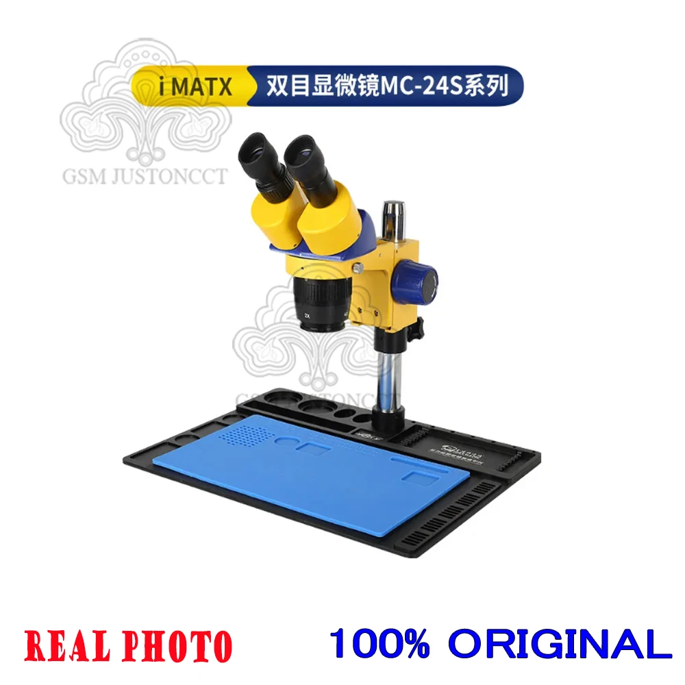 Mechanic MC24S/MC75S/MC75T Teropong Industrial/Mikroskop Stereo Triokular HD Roda Gigi Ganda untuk Pemeliharaan PCB Ponsel