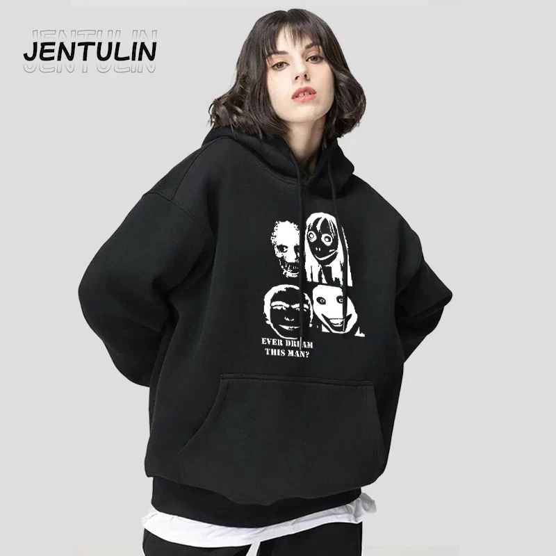 Autumn Winter Hoodies Hip-hop Graphic Print Pulllover Casual Sweatshirts Long Sleeve Jackets Harajuku Y2K Hoodies Punk Goth Top