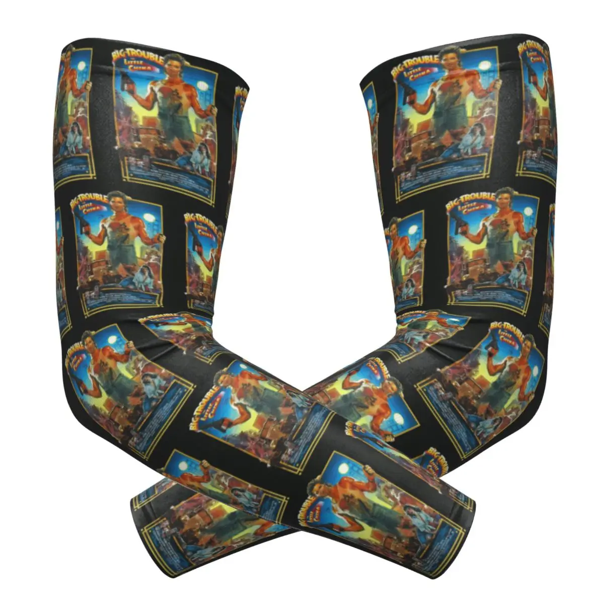 

Большая проблема в маленьком Китае, нарукавники для улицы, защита от солнца и ультрафиолета, летние велосипедные рукава с татуировкой