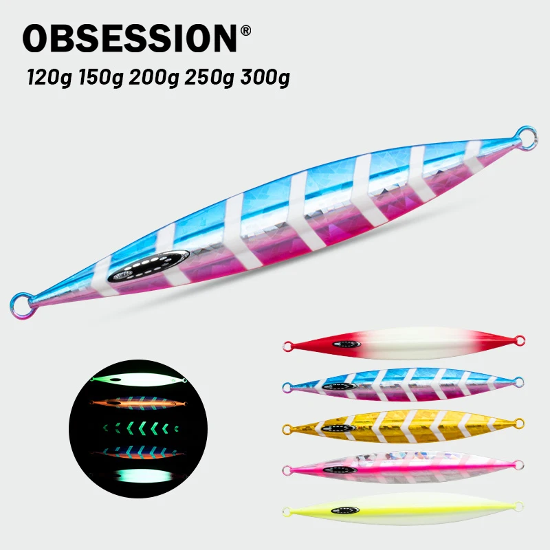 obsession-j131-120g-300g-isca-de-metal-de-afundamento-rapido-para-pesca-em-Agua-profunda-com-brilho-uv-e-laser-isca-para-pesca-em-Agua-salgada-e-jigging-de-barco