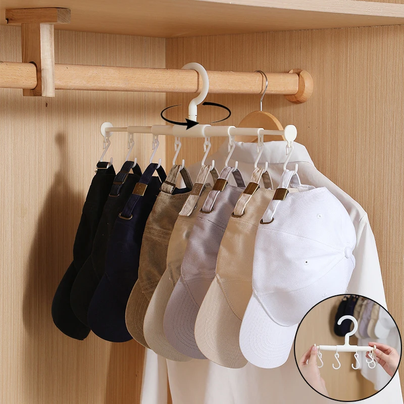 

Portable Retractable Hanger Multi-purpose Large Capacity Hat Towels Rack Hook Underwear Tie Hook Clothes Socks Drying Racks