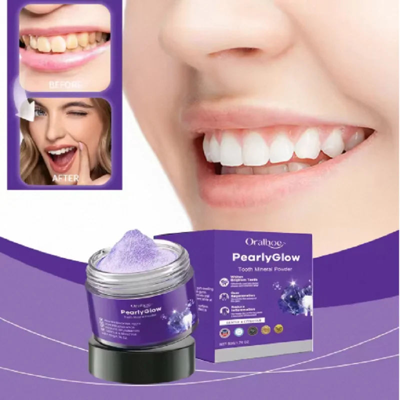 Dentifrice en poudre à la menthe