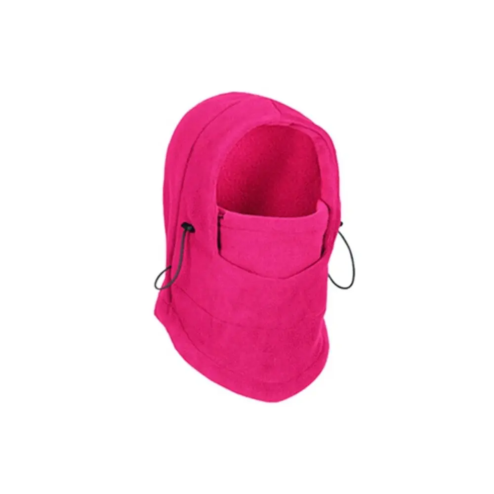 

Winter Warm For Male Skullies Fleece Outdoor Collar Hat Mask Bonnet Hat Hooded Hat Pullover Cap Women Winter Cap Beanies Hat