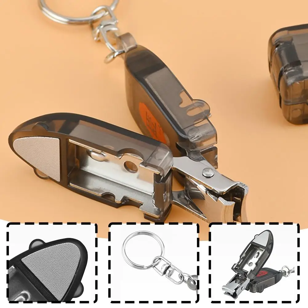 Creative Transformers Nail Clippers Mini Folding Nail Clippers Key Nail Steel Portable Stainless Pendant Flip Z8J3