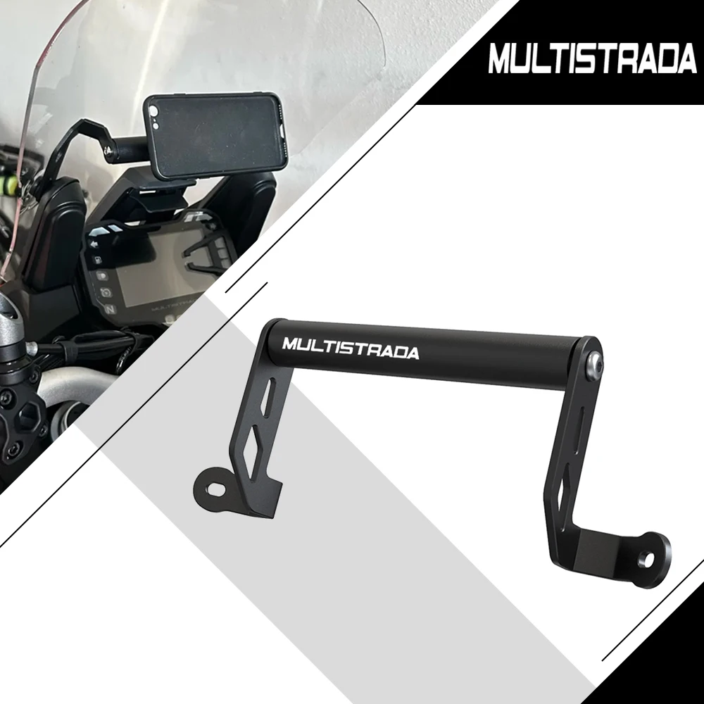 

Motorcycle Mobile Phone Stand Holder GPS Navigation Plate Bracket For DUCATI MULTISTRADA 1200 S 1260 ENDURO MTS 950 1260 V2 V2s