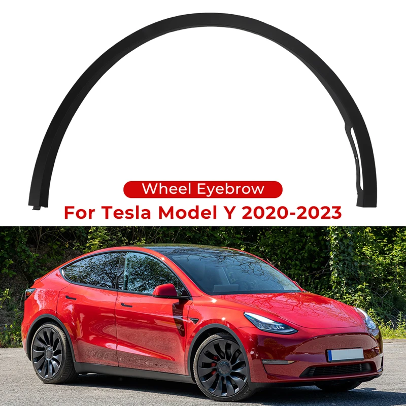 For 2020-2023 Tesla Model Y Front Rear Wheel Eyebrow Molding Fender Flare 1494185-00-B 1494161-00-B 1494186-00-B 1494162-00-B