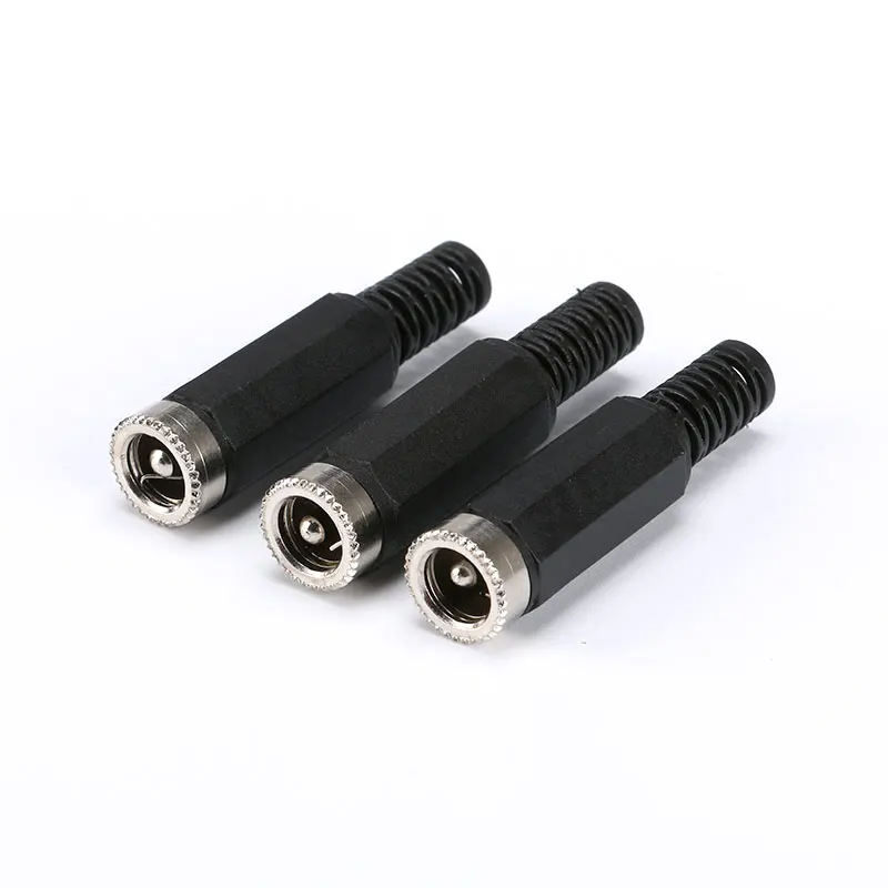 5/10pcs 5.5x2.1 Female Adapter Cctv Camera Security System DC Connector 2.1*5.5mm Power Jack DC Power Conector for DIY Cctv