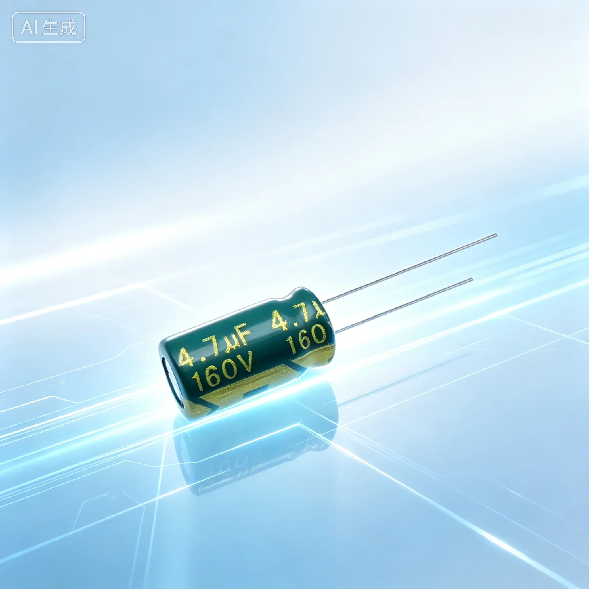 Stable 4.7UF 160V Low ESR Electrolytic Capacitor for Long Service Life, Size 6X11MM  200pcs