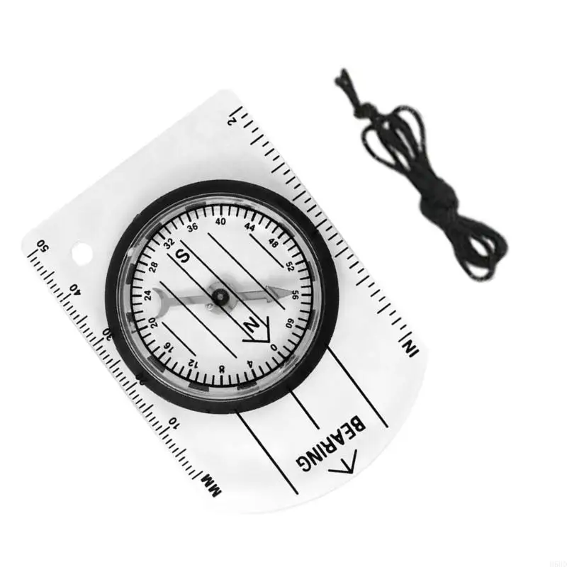 Multifunctional Compasses Ruler for Map Reading Backpacking Camping Orienteering Compasses Survival Navigation Compasses 
