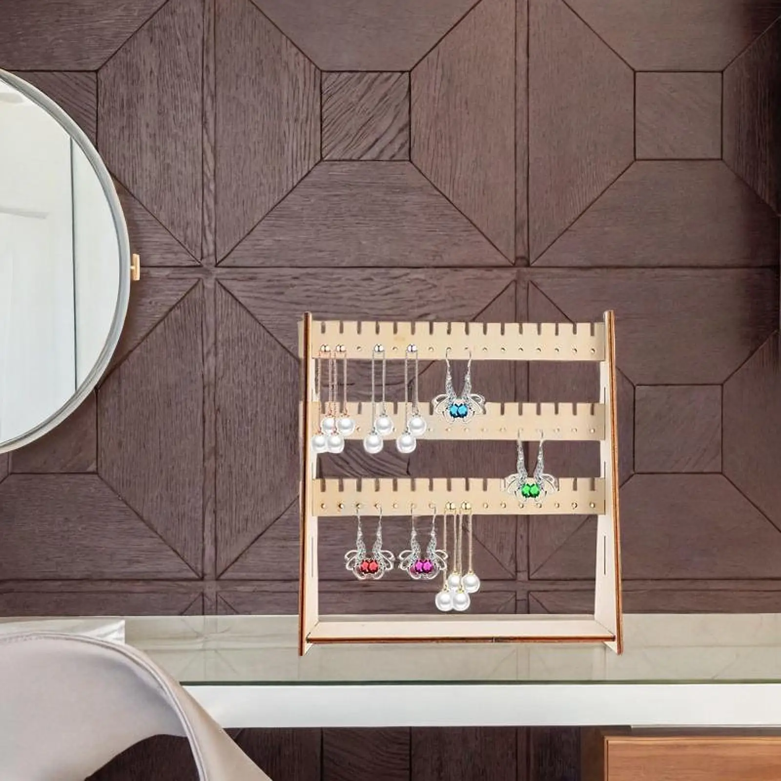 

Подставка для серег для женщин, держатель для серег-гвоздиков для настольного использования в магазине