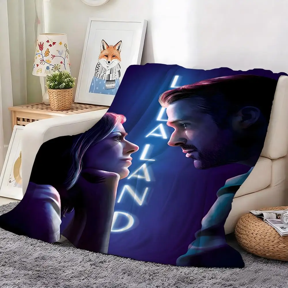 La La Land Movie Throw Flannel Blanket Warm Cozy Throw For Bed Sofa Office Travel All Season