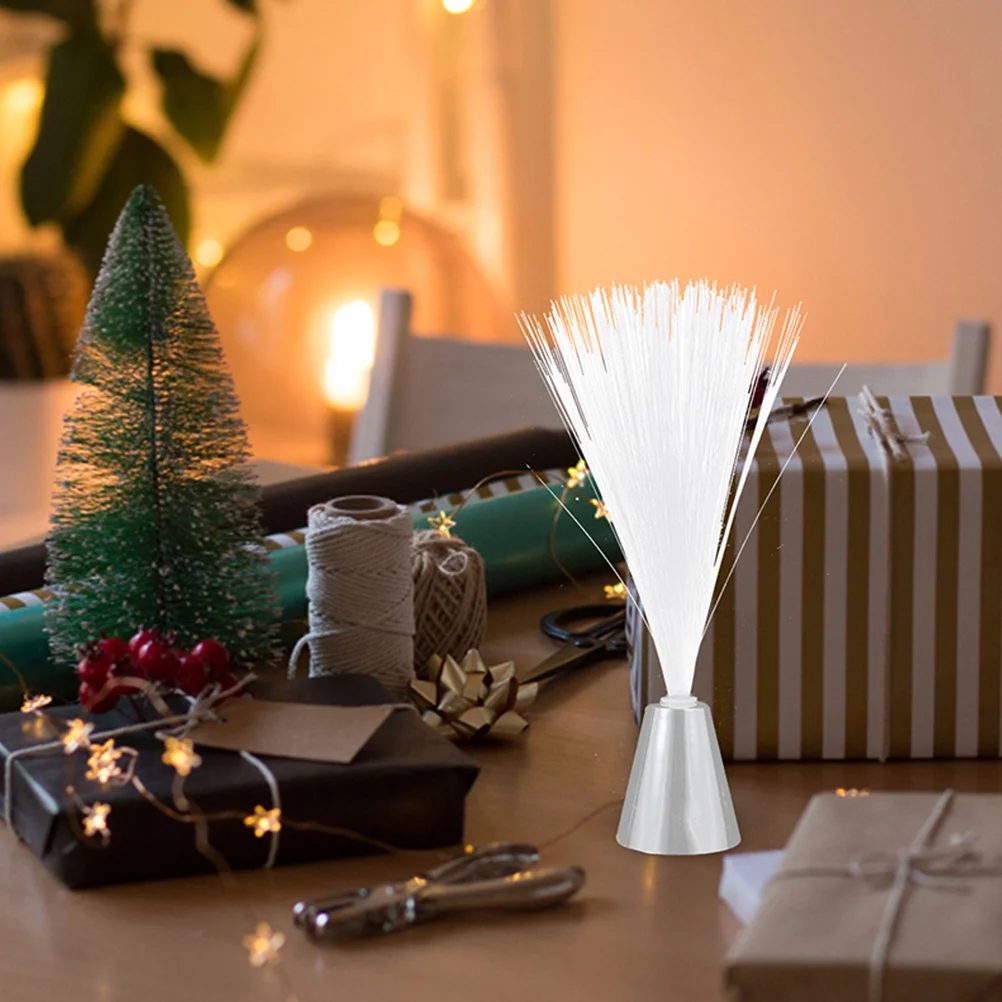 2 luci in fibra colorata che cambia luce notturna novità lampada in fibra ottica lampade che cambiano colore tavolo ambientale decorazioni per la casa regalo