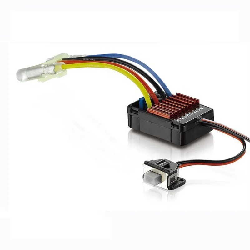 Hobbywing QuicRun 1625 25A 2-3S Regolatori di velocità spazzolati impermeabili ESC per 1/16 1/18 RC Auto Buggies Camion Crawler Giocattoli