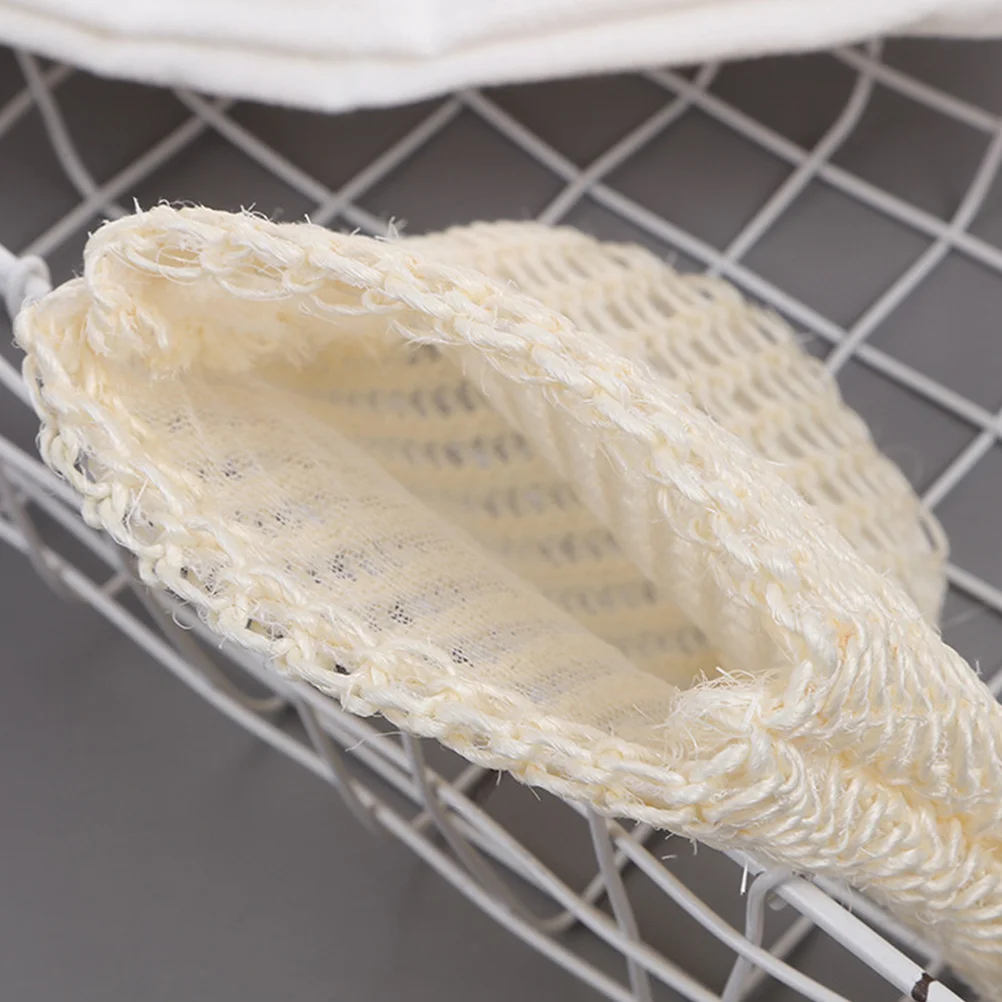 

2Pcs Exfoliating Bath Mitts Body Scrub Gloves Natural Sisal Back Cleaner Shower Scrub Brush Bath Towel Shower Towel