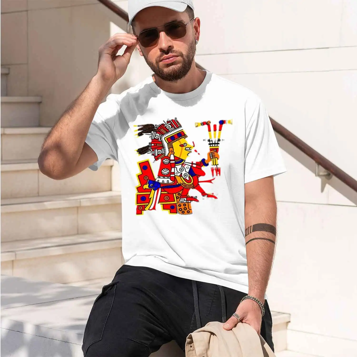 Aztec Tlc Women and Men T-Shirt Mythology Shirt Aztec s Summer Goth Tee-shirt Ancient Mayan Tee Aztec Clothing 2026 New Model Me