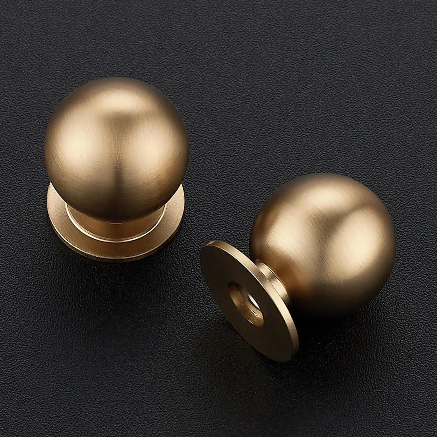 Champagne Bronze Cabinet Knobs, 24 Pack Round Dresser Knobs 0.95