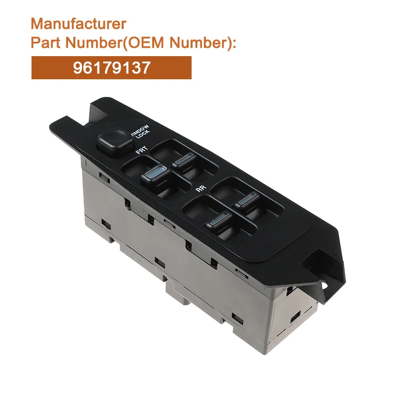 96179137 Front Left Power Window Control Switch For Daewoo Nexia N100 N150 Sedan 1997-2008 Window Lifter Regulator Button Switch