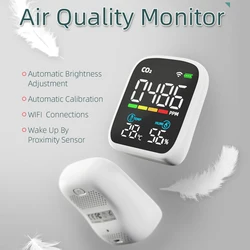 co2 meter air quality monitorsWiFiTester Temperature and Humidity Test Meter NDIR Infrared Sensor HouseholdMm Carbon Dioxide Hos