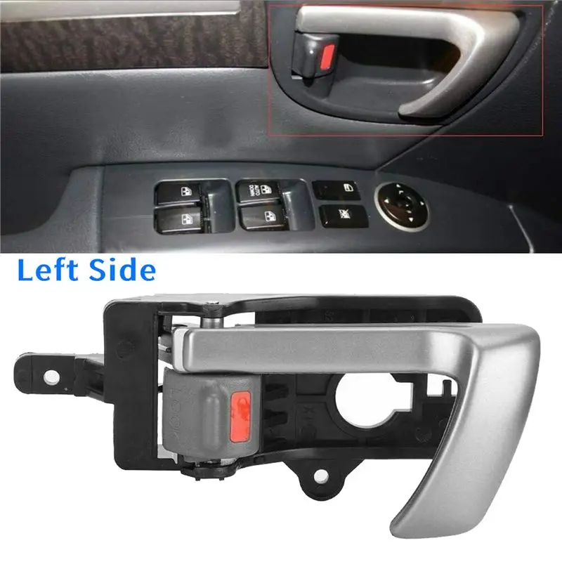 A13Z-2X Front Or Rear Left Side Interior Inner Door Handle For 2007-2012 Santa Fe With Gray Knob 82610-2B010