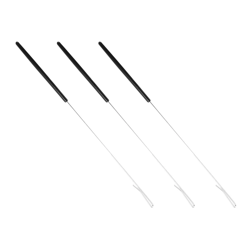 Tiges de commande de marionnettes Premium, 3 pièces, 430Mm, bâtons de manipulation en acier inoxydable pour théâtre, Kit d'accessoires de divertissement familial pour enfants
