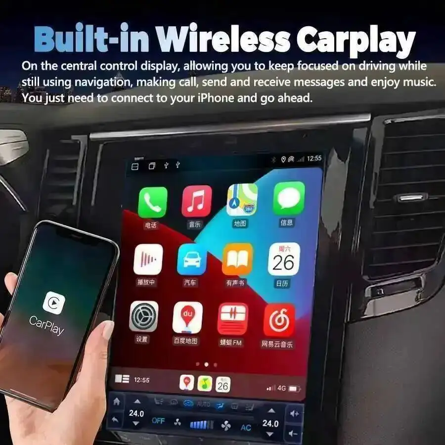 مشغل فيديو الوسائط المتعددة Android15 لسيارة إنفينيتي Q50L Q50S Q50 Q60 2012-2023 12.1 بوصة راديو السيارة 4G Carplay GPS وحدة الملاحة الرئيسية