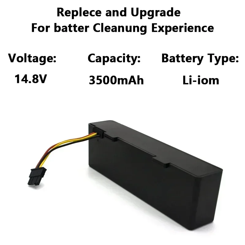 STYTJ02YM-Batería de repuesto Original para Robot aspirador, pila de 14,8 V y 6800mAh para Xiaomi Mop Pro, Yunmi MVVO1/Haier JX37