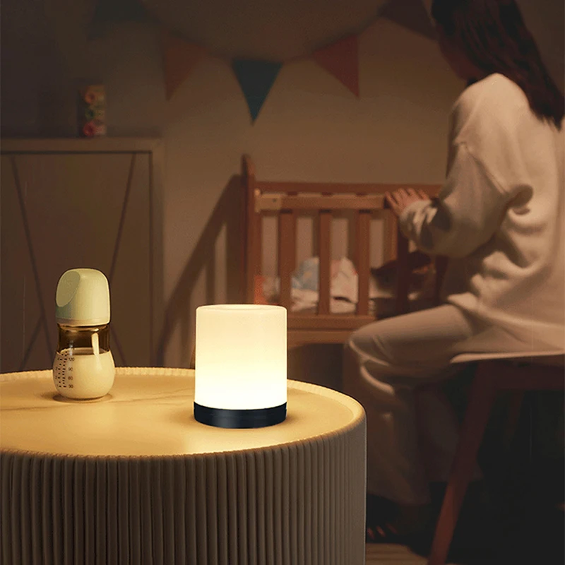 Dimmable Bedside Night Lights Charging Desktop Night Lamps Bedroom Bedside Lighting  Decoration Touch  Reading  Led Table  Lamps