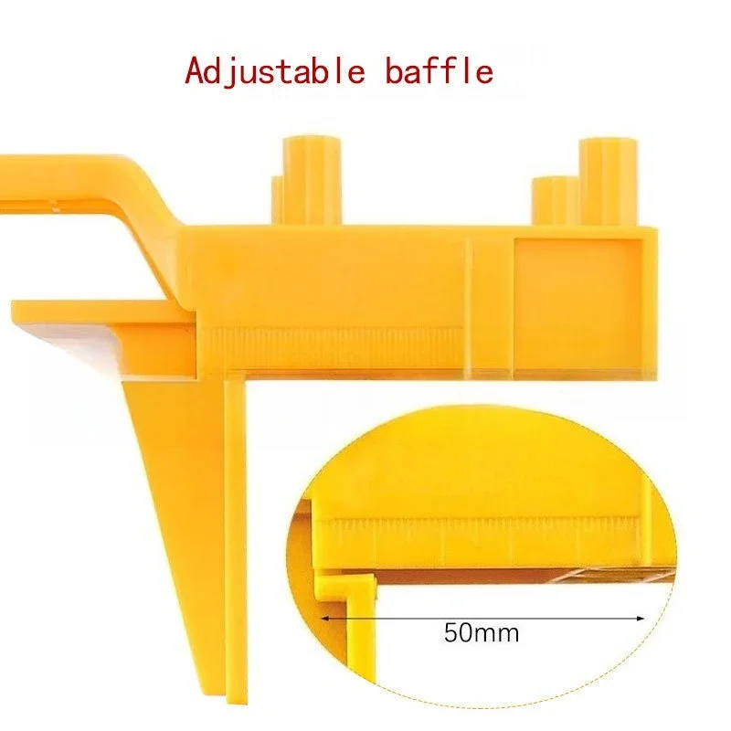 Guide de perçage à main et outil de scie cloche 6/8/10mm, jeu de forets pour le travail du bois avec pince de localisation de trous droits pour la menuiserie