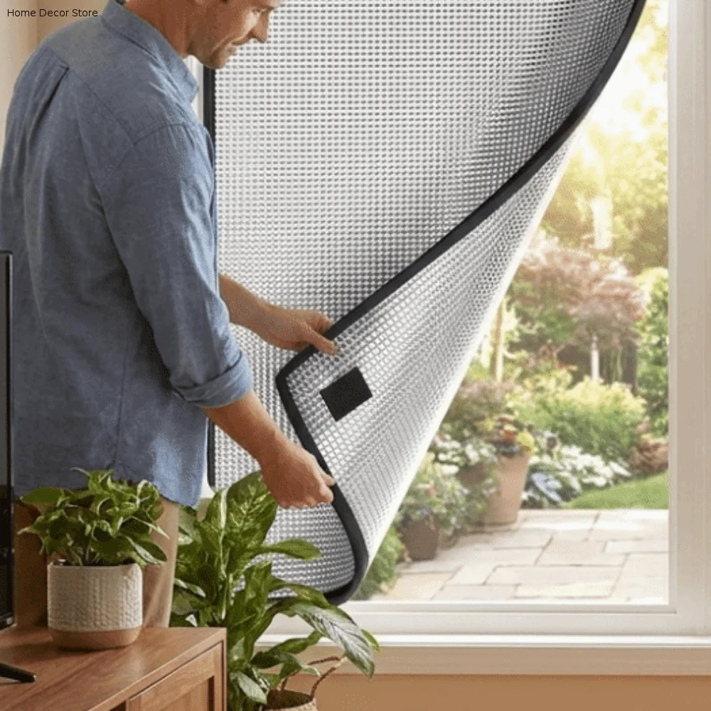 No Adhesive Aluminum Foil Magnetic Barrier Light-Blocking Cooling Window Sun Shade Film Sunshade Protector Pad Anti-UV