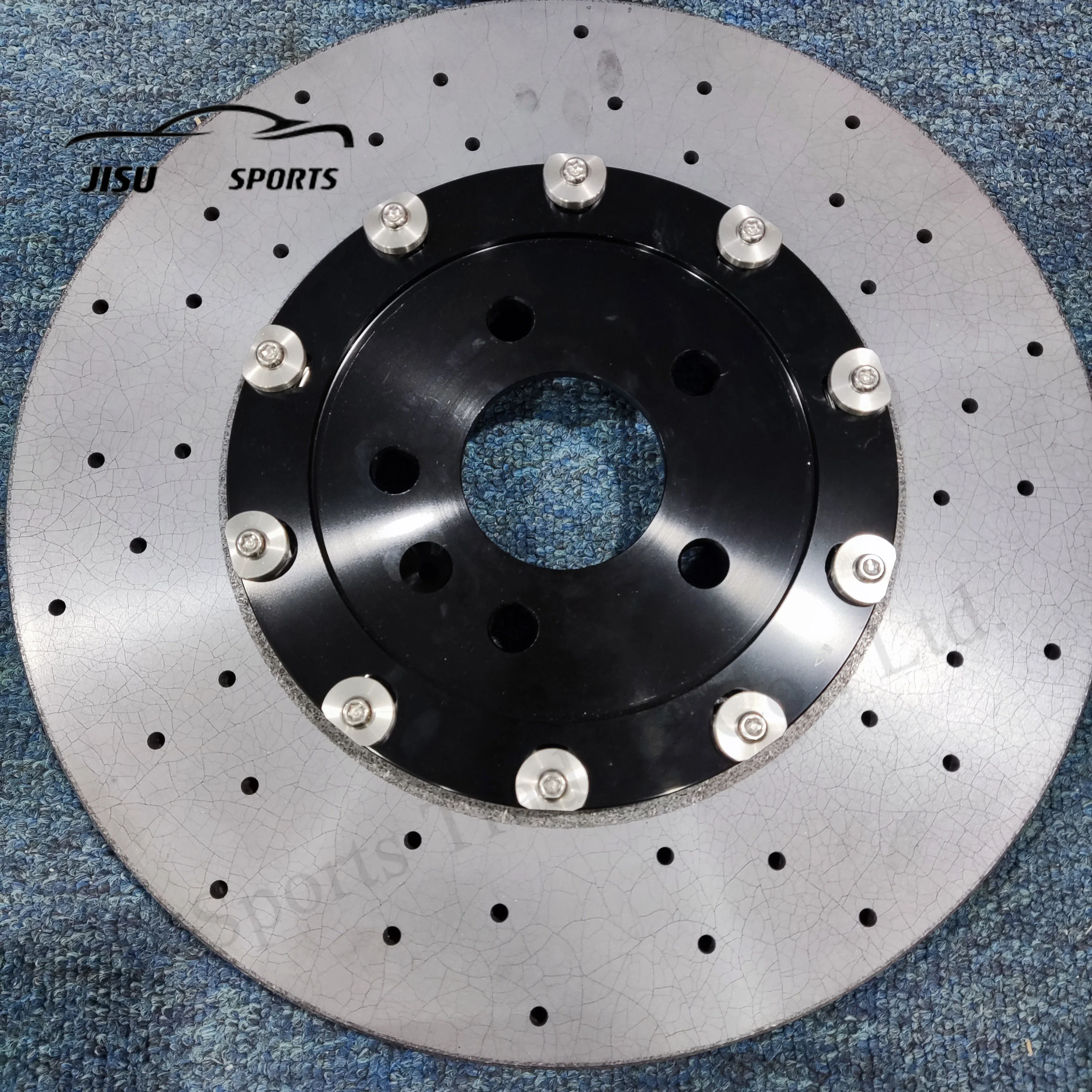 Carbon Ceramic Brake Disc 420/370mm Front/Rear Ceramic Disc Rotor Performance Pads for Audi Q8 RSQ7 RS6 Replacement