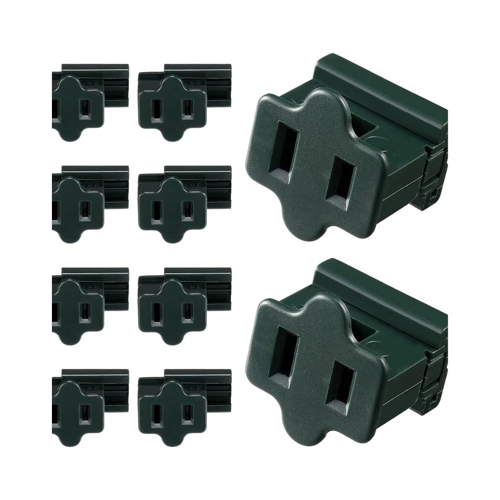 LED Strip Connector Kit 32 pcs ABS Two Conductor Slip Connectors for Indoor For Holiday Lighting Setup LED Strip
