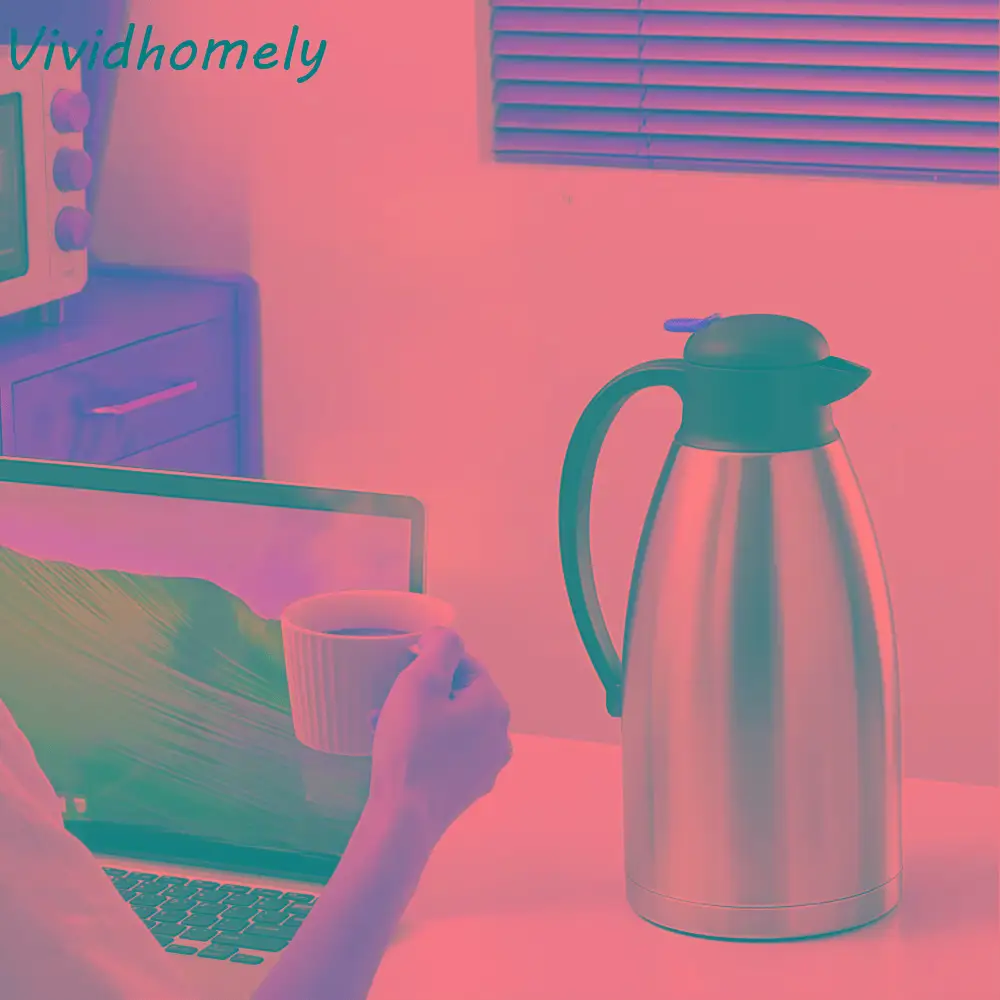 

Прочный термокувшин для кофе на 2 л, двухслойный изолированный чайник из нержавеющей стали, защита от падения, герметичная крышка, вакуумная бутылка для воды, зима