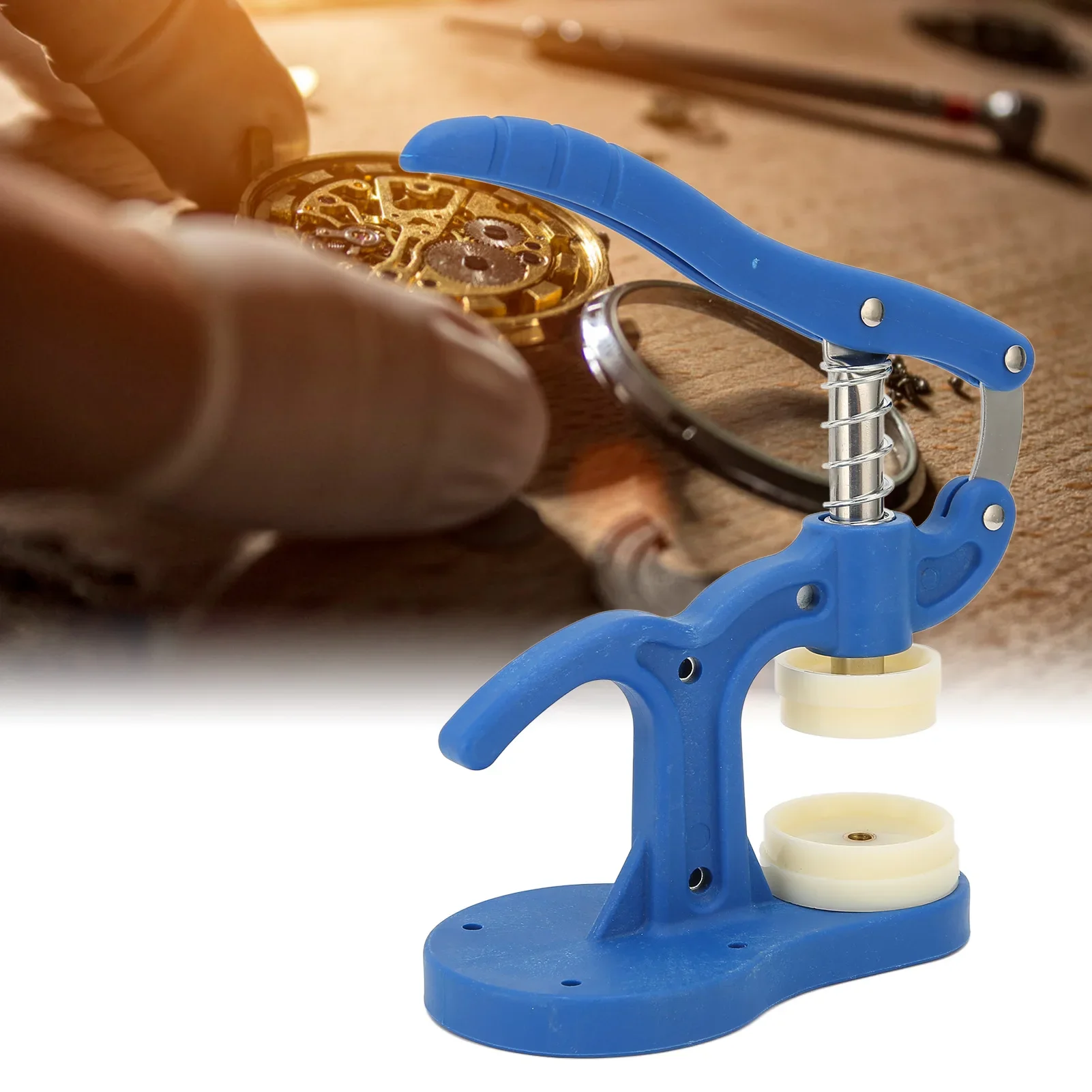 Watch Back Press Set Nylon Prevent Slip 12pcs Fitting Dies Watch Case Closer for Watch Repair