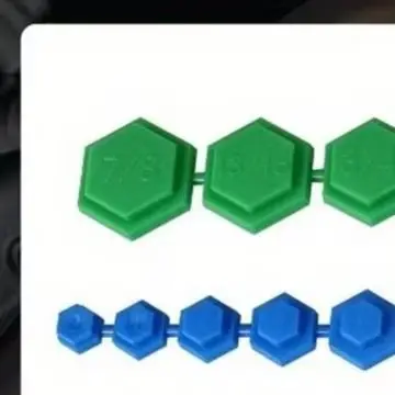 21pc Magnetic Sleeve Adapter Kit with Hex Design for 5/16-7/8 in and 8-19mm Sockets for Reliable Fastener Control