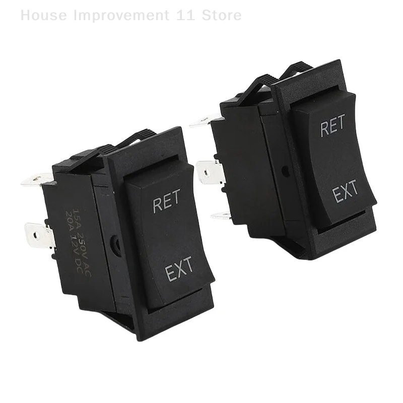 

1 PCS KCD2-7 Rocker Switch Motor Control Dual Reset Power Socket Instantaneous Switch