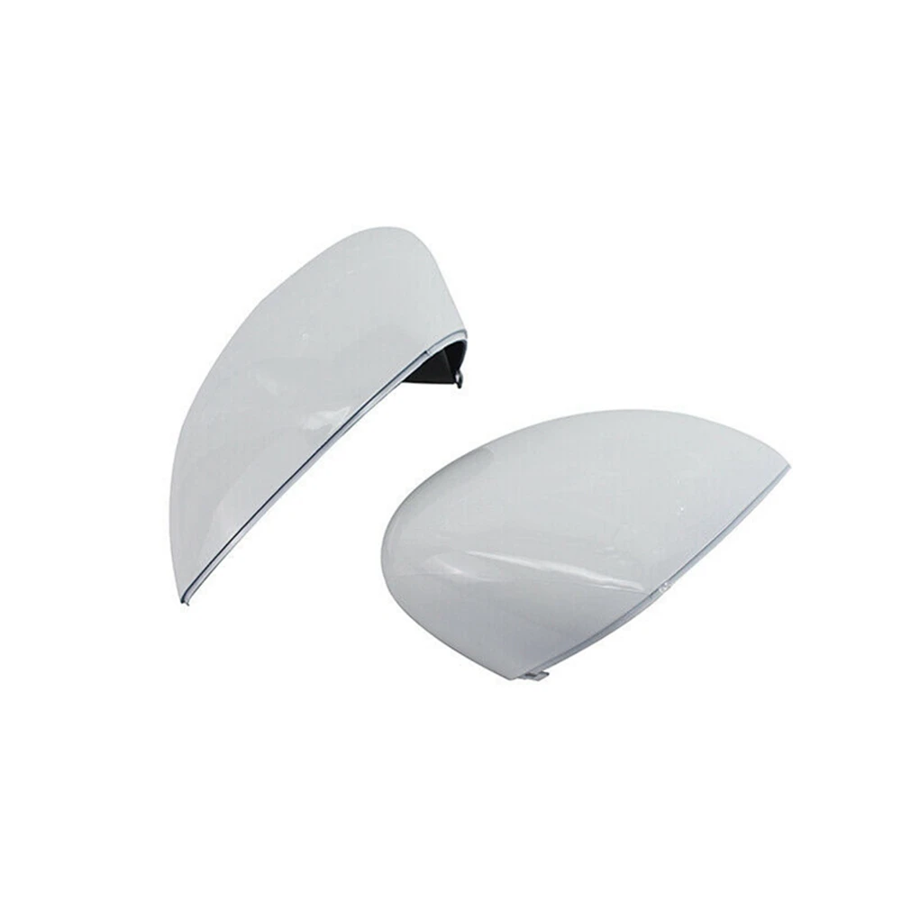 White Left & Right Rear View Mirror Cover Side Wing Mirror Cover Cap for Ford Fiesta 2009-2015 1594546 8A6117K747CA