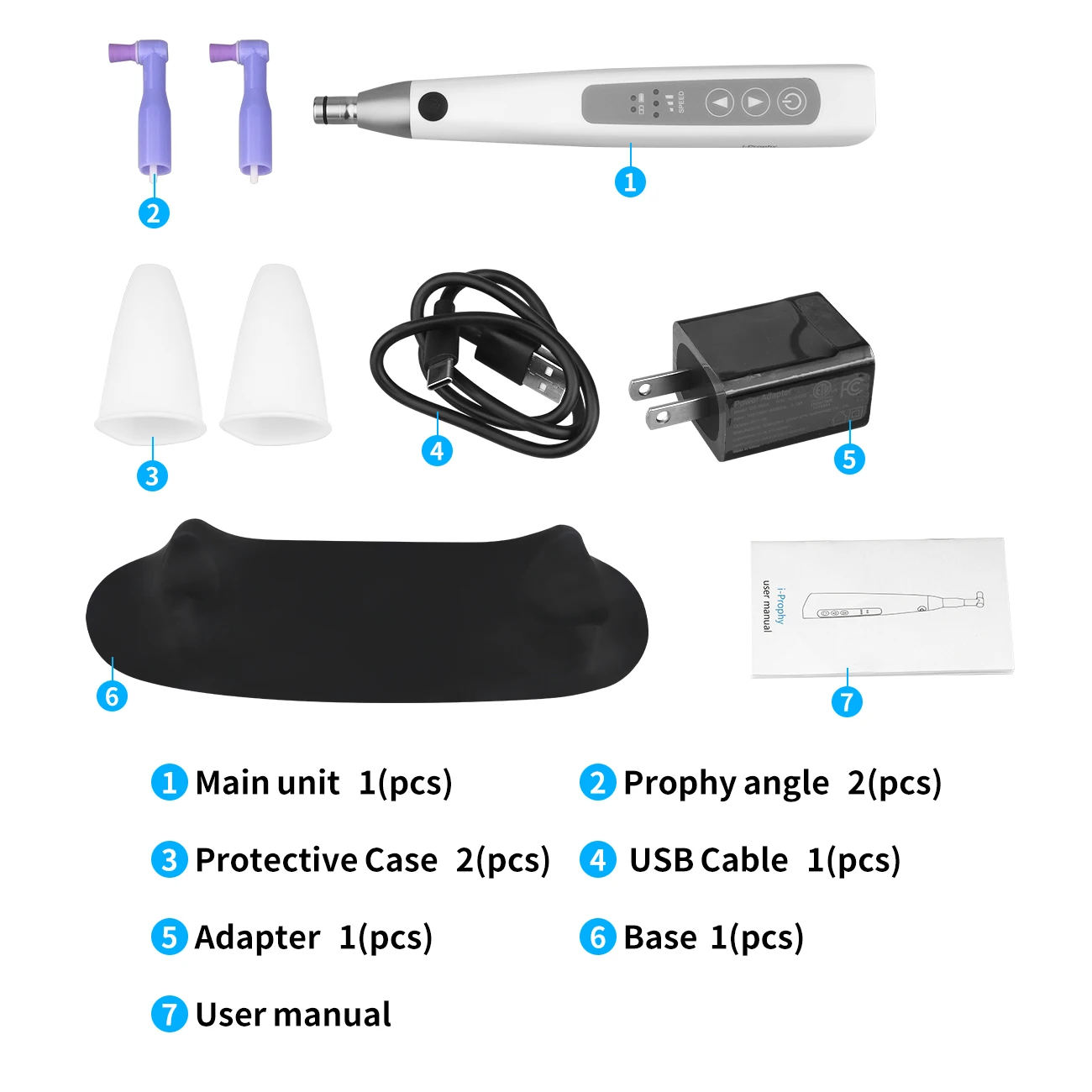 

Стоматологическая электрическая полировальная машина — перезаряжаемое устройство для ухода за полостью рта с регулируемой скоростью и 360° ° Вращающийся угол Prophy