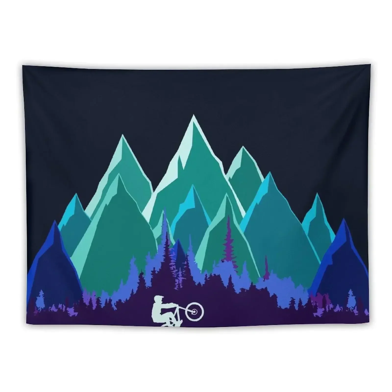 

MTB Mountains Tapestry Carpet Wall Bedroom Decorations Wall Tapestries Tapestry