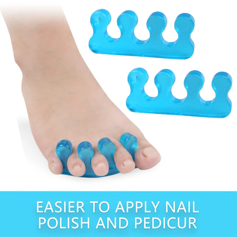 Pexmen 2 pièces séparateurs d'orteils pour pédicure séparateurs d'orteils pour femmes entretoises d'orteils de pédicure pour separer les ongles des pieds ou des ongles