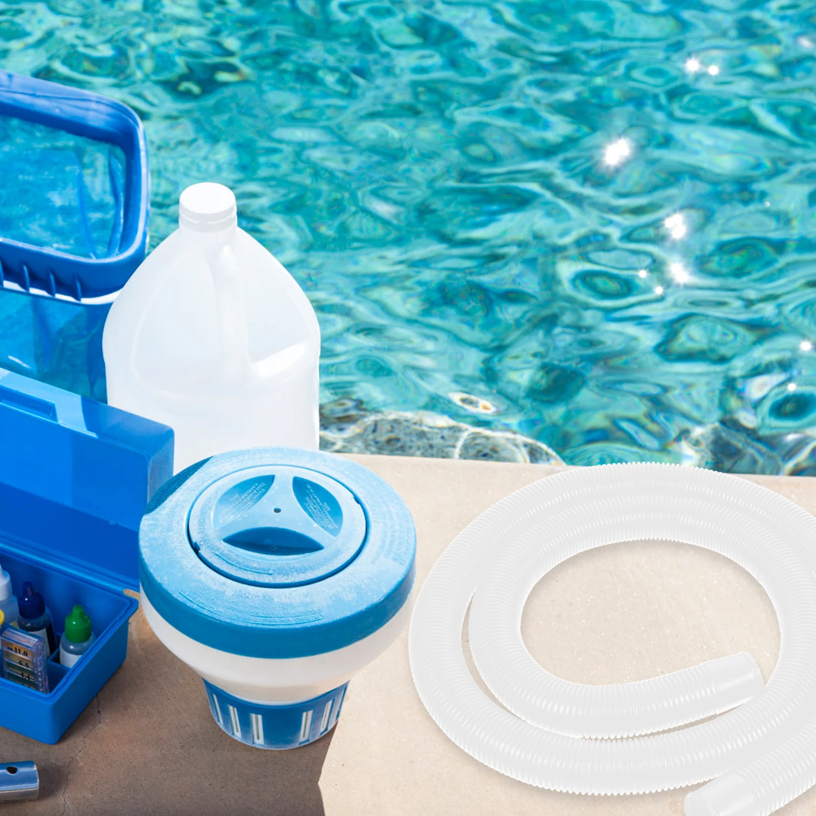 

Flexible Durable Swimming Pool Hose Replacement Filter Pump Accessory For 300 330 530 1000 Gallon Pumps