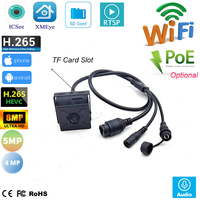 ICSEE 4K 8MP 5MP 4MP POE Mini IP Camera Wifi Wireless Webcam Onvif H.265 Motion Detection Security Cam RTSP Audio TF Card Slot