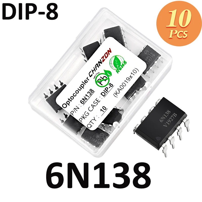 6N138 6N138M DIP8 DIP-8 szybki transoptor fotoelektryczny optoizolator łącznik optowy nowy i oryginalny układ scalony w magazynie Chanzon