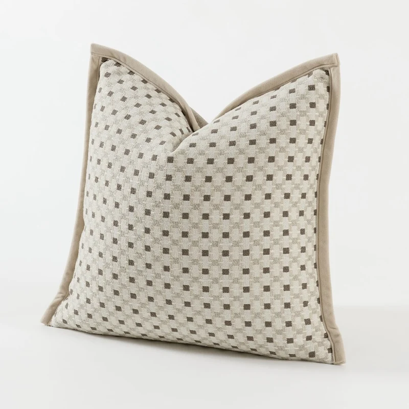 Ivory Dots Pillows Abstract Geometric Cushion Case Luxury Simple Decorative Pillow Cover For Sofa Chair Home Decorations