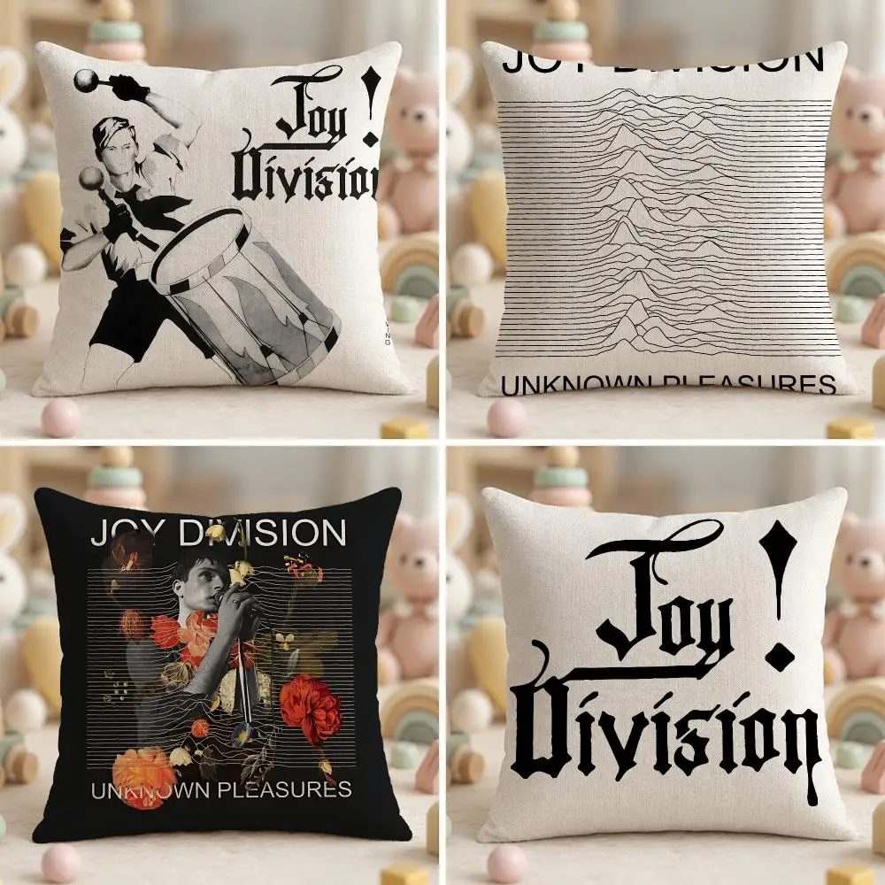 Rock Band J-Joy DivisionS Cushion Cover Ultra Soft Throw Pillow Cover Skin Friendly for Sofa Bed Home Decor Gift