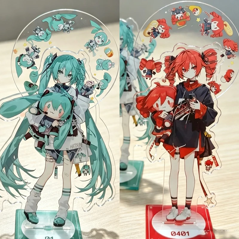 Hatsune Miku Kasane Teto Acryl-Standfigur Hatsune Miku Project DIVA Anime-Zubehör Kreatives Schreibtisch-Ornament Neue Geschenke – Detail 3
